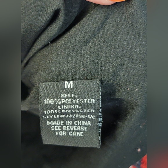 Vici Faux Tweed Red and Black Blazer/Jacket Size M - Picture 9 of 9